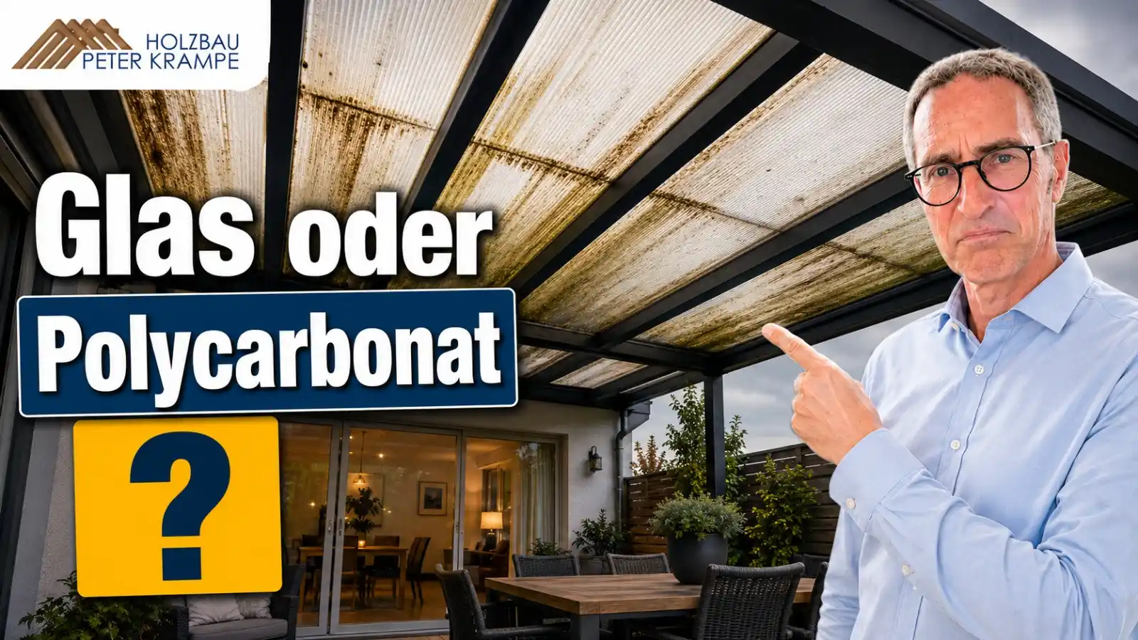 Markise auf oder unter dem Dach?